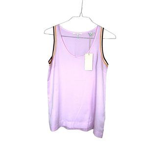 Scotch & Soda Womens Tank Top Small Pink Cotton Pullover Relaxed Round Neck